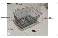 Mountain Bike Rear Rack Basket | Durable Metal Mesh Storage — view 15