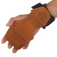 Leather Weightlifting Wrist Support Gloves | Professional Gym Hand Protection — view 10