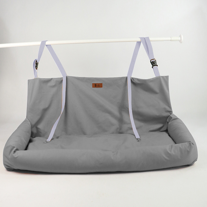 Premium Waterproof Car Dog Bed | Rear Seat Pet Kennel Mat Safety