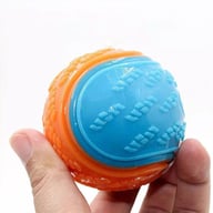 Scooby-Doo Squeaky Dog Balls Set of 8 | Teeth Cleaning Interactive Toys — view 11