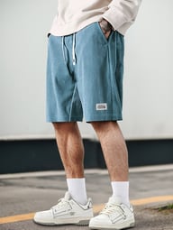 American-Style Mens Quick-Dry Shorts | Breathable Summer Drawstring — view 5
