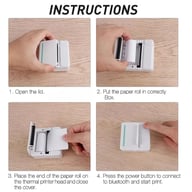 Mini Thermal Printer Bluetooth | Portable Photo Label Printing Machine — view 18