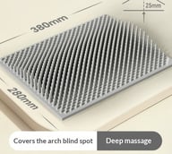 Foot Massage Pad with Acupressure Points | Reflexology Toe Plate — view 3