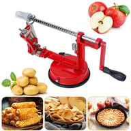 3-in-1 Apple Peeler Slicer Corer | Stainless Steel Manual Fruit Peeler — view 6