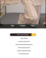 Womens Summer High-End Ice Silk Short-Sleeve Pajama Set 3 Pieces — view 20