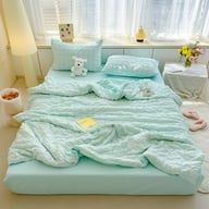 Summer Cooling Quilt Double-Size | Lightweight Breathable Bedding — view 11