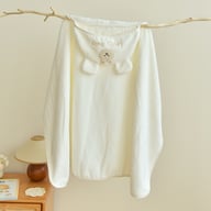 Baby Coral Fleece Hooded Cape Bath Towel Absorbent And Quick-drying — view 6