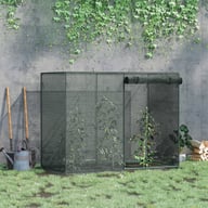 6' x 3' x 5' Crop Cage Plant Protection Tent | Zippered Doors — view 5