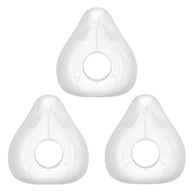 Breathing mask pad installed on standard office respirator for comfort