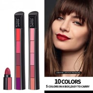 10-Color Matte Velvet Lipstick Set | Long-Lasting Non-Drying Lip Kit — view 4