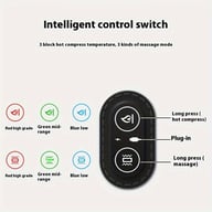 Lumbar Pillow Massage Heating Waist Pad | Pain Relief Heat Therapy — view 17