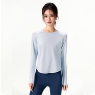 Womens Loose-Fitting Quick-Drying Sports Top — view 11