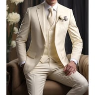 Elegant Business Banquet Suit Set For Men | Three-Piece Formal Wear — view 12