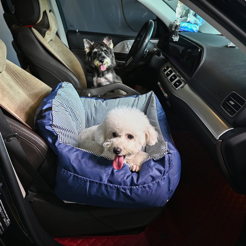 Simple-Style Car Dog Bed Pet Car Seat | Safe Travel Booster