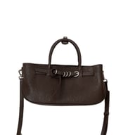 Vintage Vegetable-tanned Leather Handbag For Women, High-end Single-shoulder Bag With A Unique Belt Buckle Design, Genuine Leather Crossbody Bag — view 1