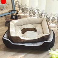 Large Warm Plush Dog Bed Mat Washable Calming Cushion 60x80cm — view 7
