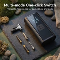 Portable Digital Tire Air Compressor | Vehicle-Mounted Inflation Tool — view 6