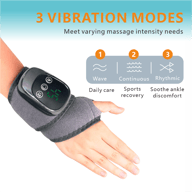 Cordless Wrist Heating Pad Wrap for Arthritis | Red Light Therapy Massager — view 1