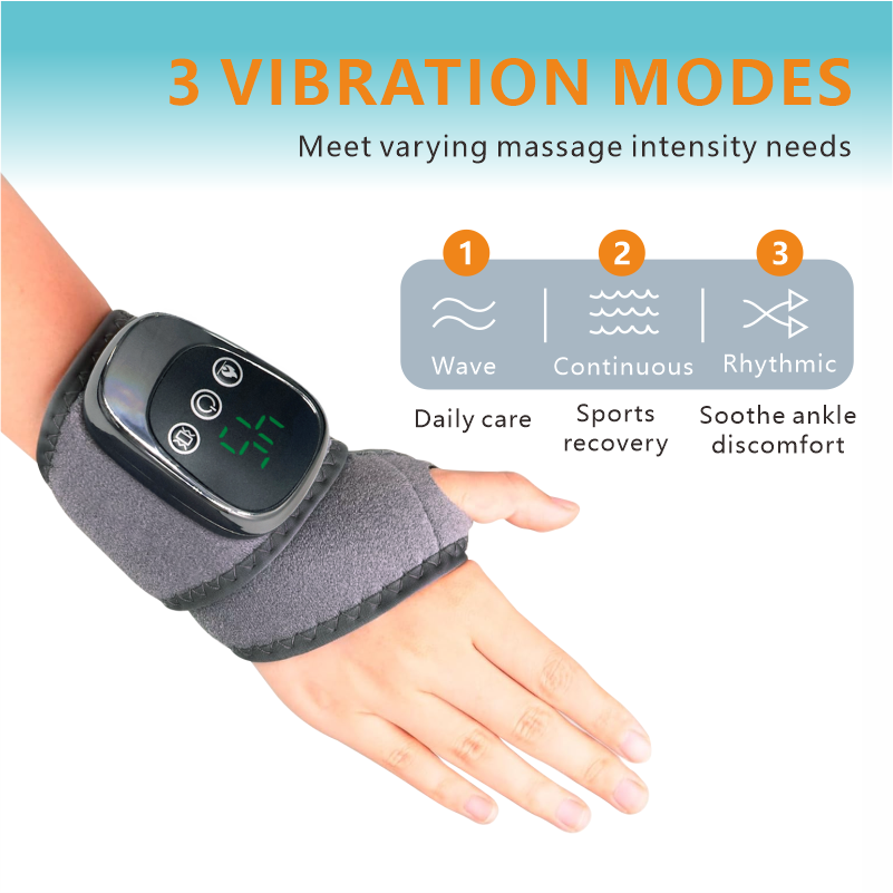 Cordless Wrist Heating Pad Wrap for Arthritis | Red Light Therapy Massager
