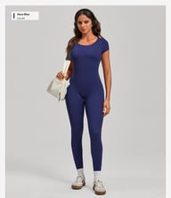 Women's Fashion Solid Color Quick-drying Yoga Bodysuit — view 12