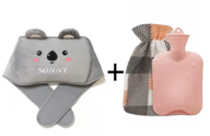 Plush Waist Cover Winter Belly Warmer with Hot Water Bottle | Cozy Koala — view 5