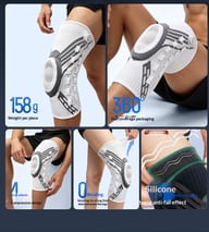 Upgraded Knob-Style Sports Knee Brace Outdoor Running Shock-Absorbing Adjustable Silicone Knee Protector — view 11