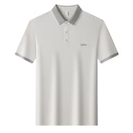 Seamless Ice Silk Men's Short-Sleeve Polo | Breathable Home & Kitchen Comfort — view 1