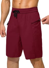 Men's Quick Dry Beach Shorts with Pockets | Drawstring Swim Trunks — view 5