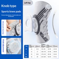 Upgraded Knob-Style Sports Knee Brace Outdoor Running Shock-Absorbing Adjustable Silicone Knee Protector — view 15
