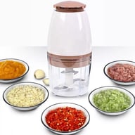 700ML Electric Food Processor Vegetable Chopper Multi Blender | Home & Kitchen — view 3