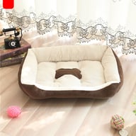 Large Warm Plush Dog Bed Mat Washable Calming Cushion 60x80cm — view 5