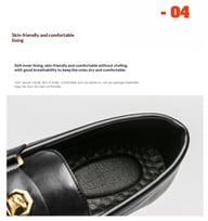 Men's Metal-Buckle Slip-On Loafers | European Style Dress Shoes — view 10