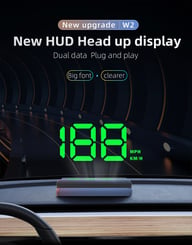 W2 Universal HUD Head-Up Display Car GPS Speedometer | Safe Driving — view 10