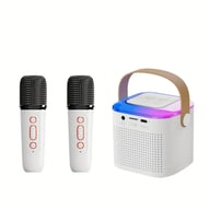 Karaoke Machine Bluetooth Speaker with 2 Wireless Mics & RGB Lights — view 3