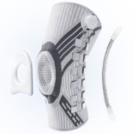 Upgraded Knob-Style Sports Knee Brace Outdoor Running Shock-Absorbing Adjustable Silicone Knee Protector — view 2