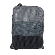 Yoga stretch band with reinforced edges and fabric covering detail