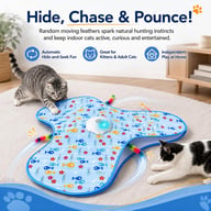 Interactive Cat Toys For Indoor Cats | Smart Hide & Seek Office Pet Toy — view 2