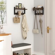 Wooden Wall-Mounted Rack for Entryway Door | Home & Kitchen Storage — view 1