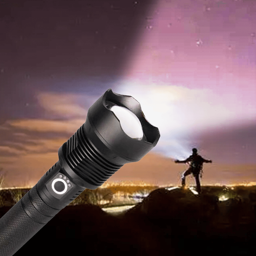 9900000LM LED Flashlight Zoom Rechargeable | Super Bright Torch