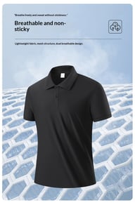 Men's Quick-Dry Ice-Feel Polo Shirt | Spring Summer Outdoor — view 19