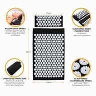 Acupressure Massage Mat & Pillow Set | Shakti Yoga Mat Canada — view 6