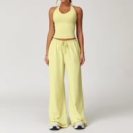 Brushed Yoga Set Quick-Drying Workout Outfit | Home & Kitchen — view 14