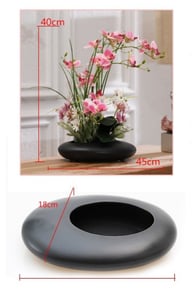 Silicone-Feel Dove Orchid Artificial Flower Arrangement Set - Modern Minimalist Silk Floral Decor for Living Room Home Display — view 10