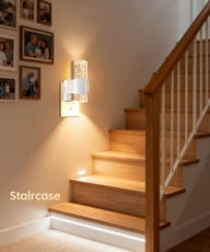 LED Motion-Sensor Night Light with Stepless Dimming | Corridor Wall Lamp — view 10