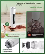 Vacuum Food Packaging Bag Set & Freshness Preserver | Home & Kitchen — view 10