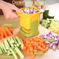 Manual Vegetable Chopper & Fruit Slicer | Fast Dicing Tool Canada — view 5