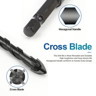 4PCS Hex Tile Drill Bit Set | Glass Ceramic Brick Drilling — view 19