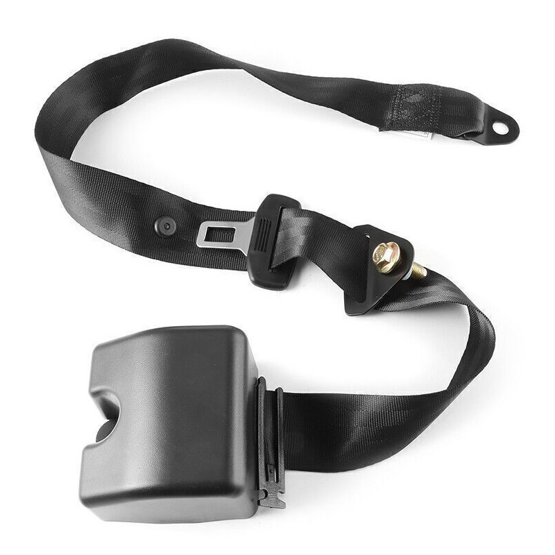 Universal 3-Point Inertia Seat Belt Kit | 2 Sets for Cars & Trucks