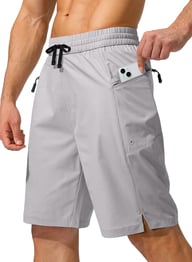 Men's Quick Dry Beach Shorts with Pockets | Drawstring Swim Trunks — view 2