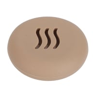 Compact dust prevention holder for makeup brushes and puffs